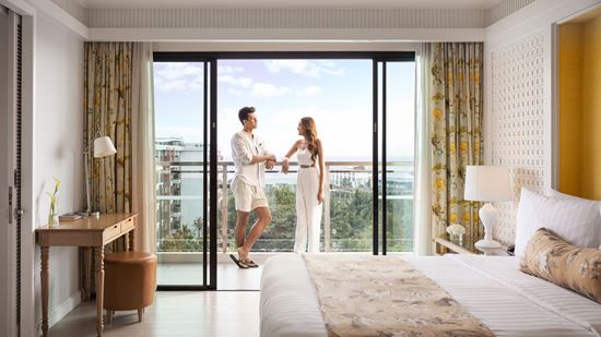 Balcony in One Bedroom Suite Pool View