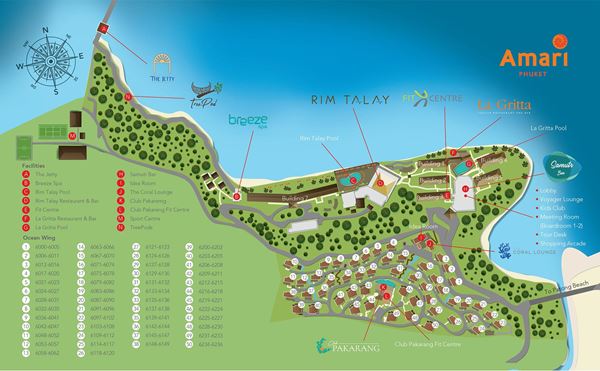 Resort Map - 아마리 푸켓